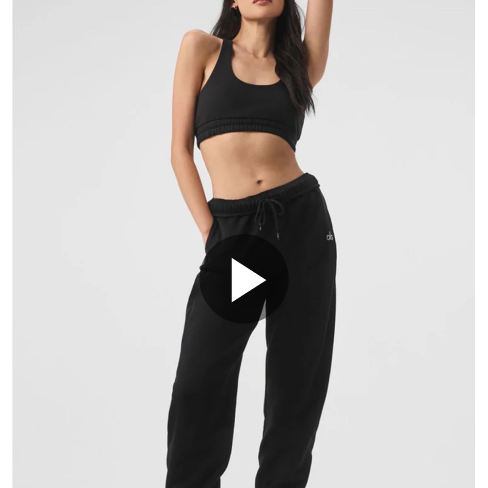 EUC Alo Yoga Accolade Sweatpants Small Black